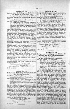 No. 7 (139-152) (141,142,143,144), 18. März 1908