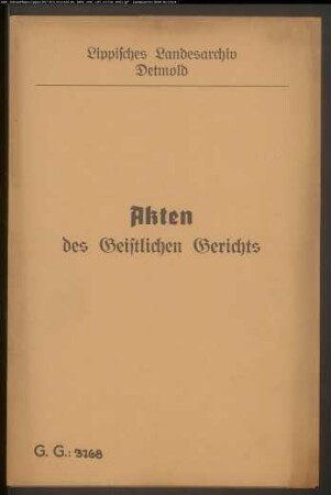 Anna Catharine Hörstemeyer zu Kohlstädt gegen den Holzknecht Johann Christoph Fricke zum Externstein, Sohn des Holzknechtes Fricke in Kohlstädt, wegen einer Schwängerung