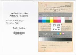 Entnazifizierung Gustav Koch , geb. 07.05.1896 (Bauunternehmer)