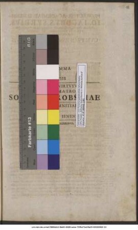 Programma In Exseqviis Maximarvm Virtvtvm Ac Lavdvm Matronae Sophiae Probstiae Natae Chemnitiae P. P. In Academia Ienensi