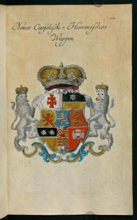 104, Wappen der Landgrafen von Cassel-Hanau