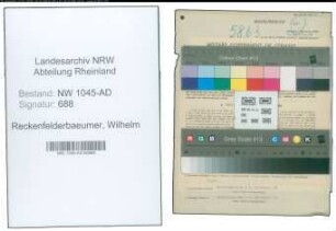 Entnazifizierung Wilhelm Reckenfelderbaeumer , geb. 31.05.1916 (Angestellter)