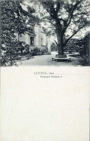 Leipzig: Ferdinand Rhodestr. 2