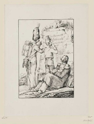 Costumès Militaires Français, Titelblatt der Folge "Französische Militärkostüme"