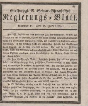 Nr. 11 : 15. July 1828