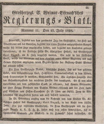 Nr. 11 : 15. July 1828