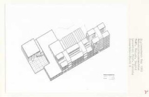 Rehabilitationseinrichtung, Berlin-Kreuzberg (Diplomarbeit bei Peter Poelzig): Isometrie