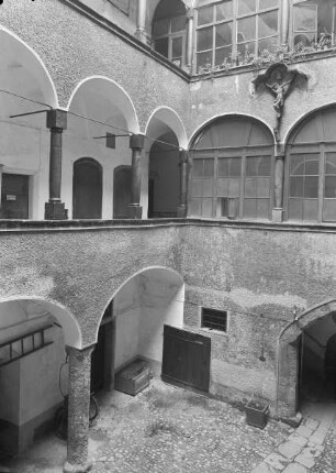 Blick in einen Innenhof