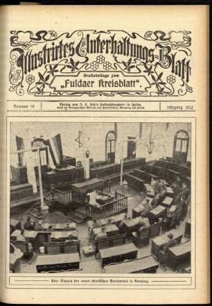 Ausgabe vom Sonntag, den 21. April 1912.