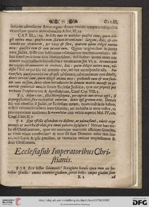 Ecclesiasub Imperatoribus Christianis