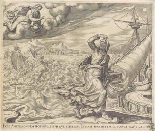 Jonas flieht vor Gott, Blatt 1 aus der Folge "Die Geschichte von Jonas"