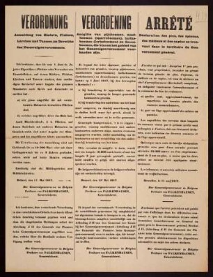 "Verordnung. Anmeldung von Kiefern, Fichten, Lärchen und Tannen im Bereiche des Generalgouvernements." (G.G.J. II. 5454/17. Nr. 923)