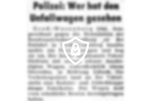 Polizei: Wer hat [Name maskiert] gesehen