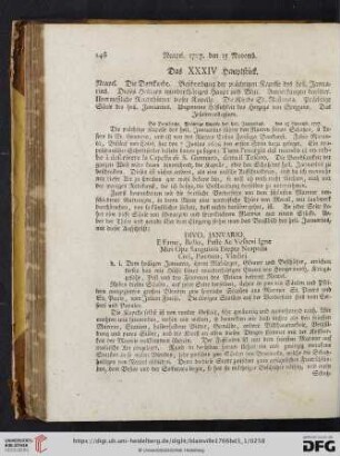 Das XXXIV. Hauptstück