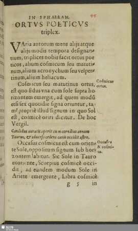 Ortus Poeticus triplex