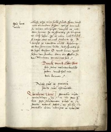 [Ortolph Marold: Observanda in processibus praedictis]