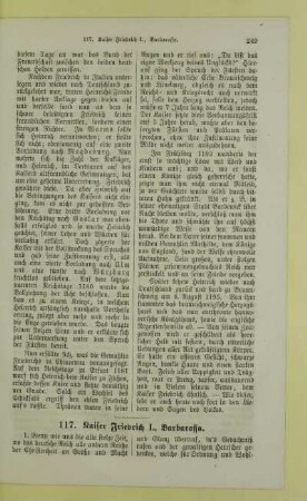 117. Kaiser Friedrich I., Barbarossa