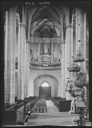 Freiberg. Dom, große Silbermannorgel