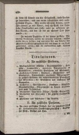 Titulaturen.