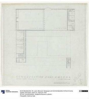 St. Louis, Missouri, Synagoge und Gemeindezentrum B'nai Amoona, zweites Stockwerk