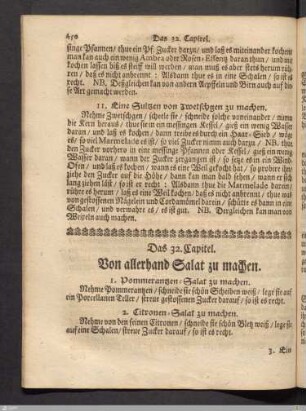 Das 32. Kapitel. Von allerhand Salat zu machen.