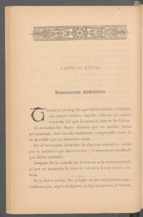 Capítulo LXXXI - Resolución definitiva