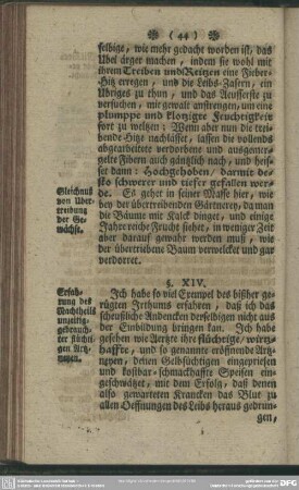 §. XIV. Angeregtes wird weiter ausgeführet