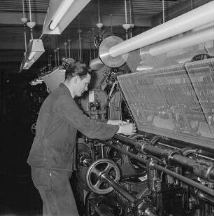 Mechanischer Wirkstuhl, Firma Hermann Dittrich, Limbach-Oberfrohna