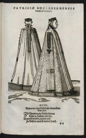 Patriciae Norimbergenses euntes ad convivia.