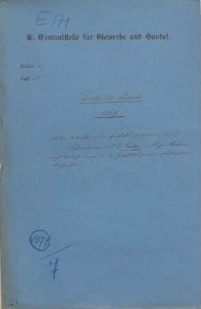 Einführungspatent des Fabrikdirektors F.C. Euler in Kaiserslautern auf Verbesserungen in der Herstellung von gußeisernen Kochgeschirren