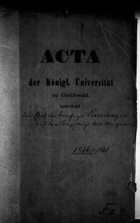 Etats der Kirche zu Levenhagen und der Kapelle zu Alt Ungnade