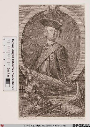 Bildnis Kurd Christoph von Schwerin (1740 Graf)
