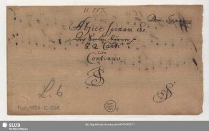Stimmensatz [autograph]