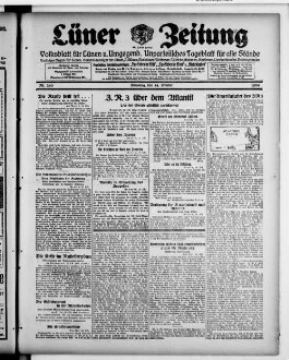 Lüner Zeitung : nationales Tageblatt für alle Stände : Mitteilungsblatt für amtliche Bekanntmachungen