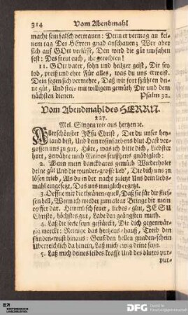 Vom Abendmahl des HERRN.