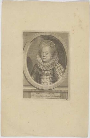 Bildnis von Louise Juliane, Markgräfin zu Brandenburg