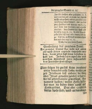 [Zwölf mindere Propheten, von Hosea bis Maleachi]