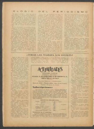 Elogio del periodismo
