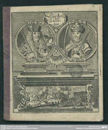 1762: Verbesserter und neuer Türcken-Calender : darinnen benebenst d. ordentl. Witterungs-Anzeige, durch d. Jahrs-Zeiten ... auch zu finden e. ausführl. Beschreibung d. Türcken-Kriege ... auf d. Jahr ...