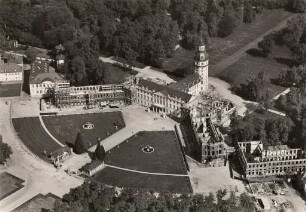 Luftbildaufnahmen von Karlsruhe. Innenstadt - Schloss