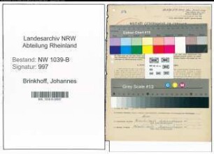 Entnazifizierung Johannes Brinkhoff , geb. 11.07.1913 (Angestellter)