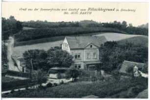 Zitzschewig. Gasthof zum Ritzschkegrund