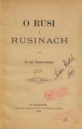 O Rusi i rusinach