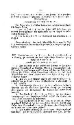 Verleihung der Rechte einer juristischen Person und der Corporationsrechte im Ressort der Unterrichts-Verwaltung : [V. Elementarschulwesen]