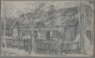 Kleinmachnow: Bauernhaus (Skizzenbuch Ernst Morgenstern, Beilage)