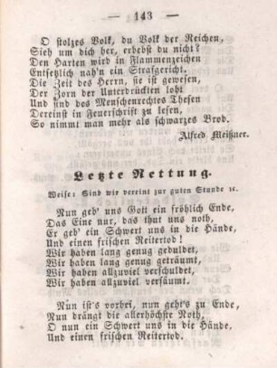 Letzte Rettung