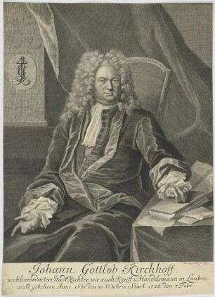Bildnis des Johann Gottlob Kirchhoff