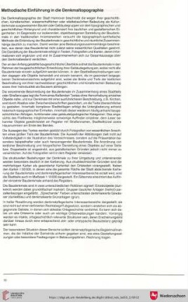 Methodische Einführung in die Denkmaltopographie