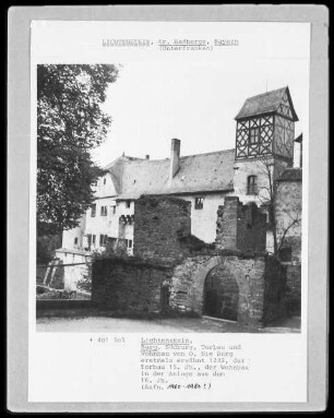 Schloss und Burg Lichtenstein