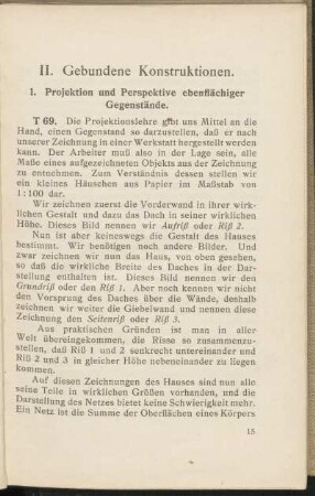 II. Gebundene Konstruktionen.